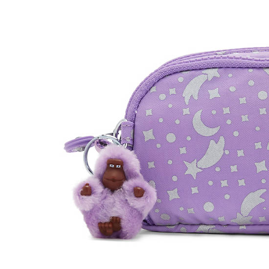 Kipling Gitroy Printed Pencil Case Tassen Paars | België 1305LI